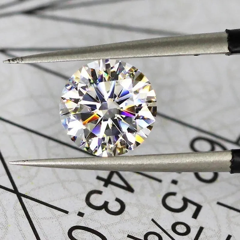 Round Brilliant Cut Moissanites Diamond Loose  Jewelry with