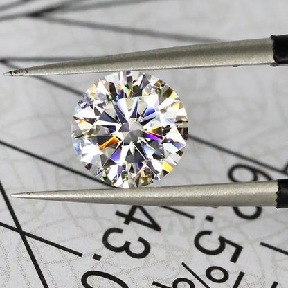 Round Brilliant Cut Moissanites Diamond Loose  Jewelry with