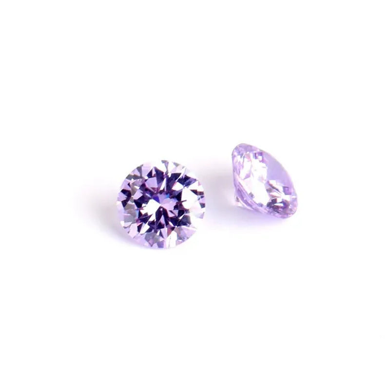 4Mm 50Pcs/Pack Cubic Zirconia Stone Loose Crystal Beads for Jewelry Making Findings