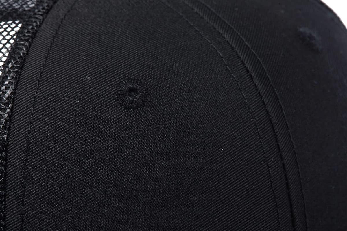 Trucker Hat - Mesh Snap Back - Unisex Adjustable Baseball Cap - Outdoor Hats for Men Women