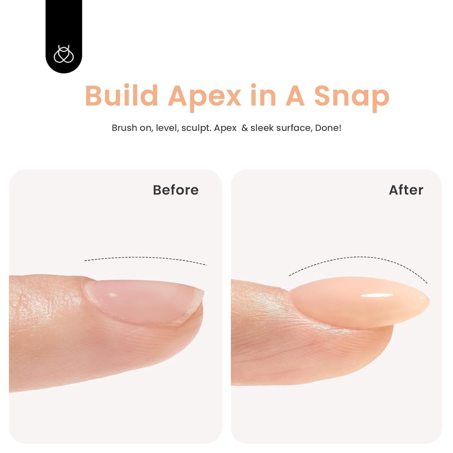 Beetles Builder Gel 6 Colors 7 in 1 Strengthener Gel Clear Nude Pink Milky White Hard Gel Nail Extension Gel Rhinestone Gel Nail Glue Art Base Gel Needed