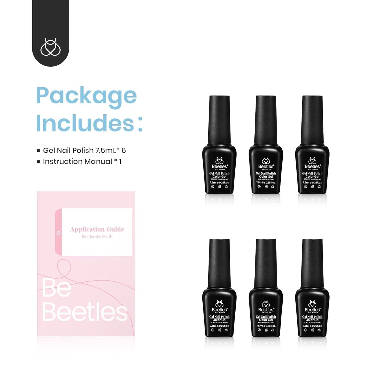 Nail Set 6 Colors Ultimate Morandi Nude Pink White Blue Pastel Gel Nail Polish 6 Colors Daydream Verses Collection Soak off Uv Diy Manicure Kit New Nail Trend for Women Girls