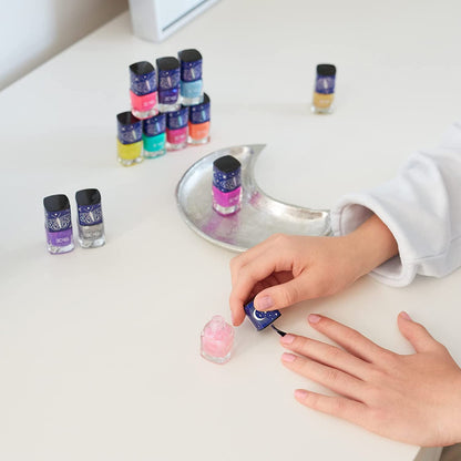 Celestial 12-Pack Nail Polish Tower - Nail Polish Set for Girls and Teens - Includes 12 Vibrant Colors - Non-Toxic Nail Polish for Kids - Ages 8+ by Make It Real