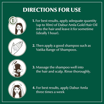 Amla Hair Oil - Nourishing Indian Oil for Men & Women, for Healthy, Moisturized Hair and Scalp (300Ml)