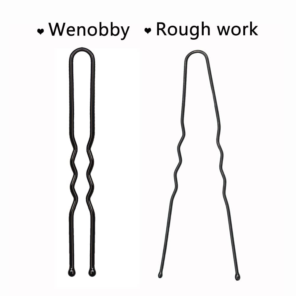 U Shaped Hair Pins for Buns, 100 PCS 2.8" Hair Pins for Women Hair Styling with Thick Hair - WORLD TIME VISITS