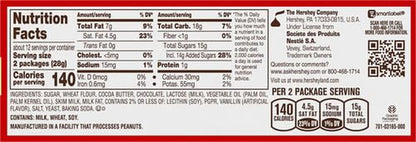 Milk Chocolate Wafer Snack Size, Candy Pantry Pack, 12.25 Oz (25 Pieces)