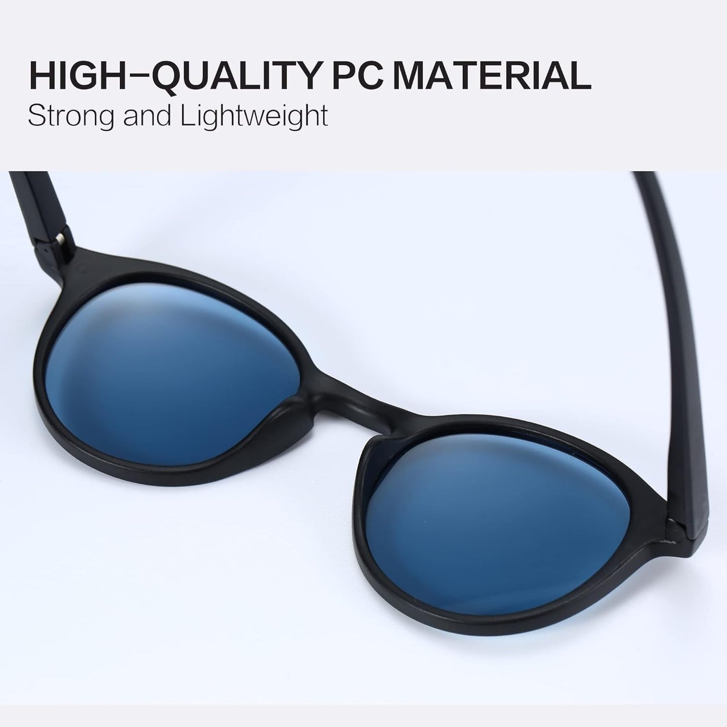 Polarized round Sunglasses, Stylish Sunglasses for Men and Women Retro Classic, Multi-Style Selection