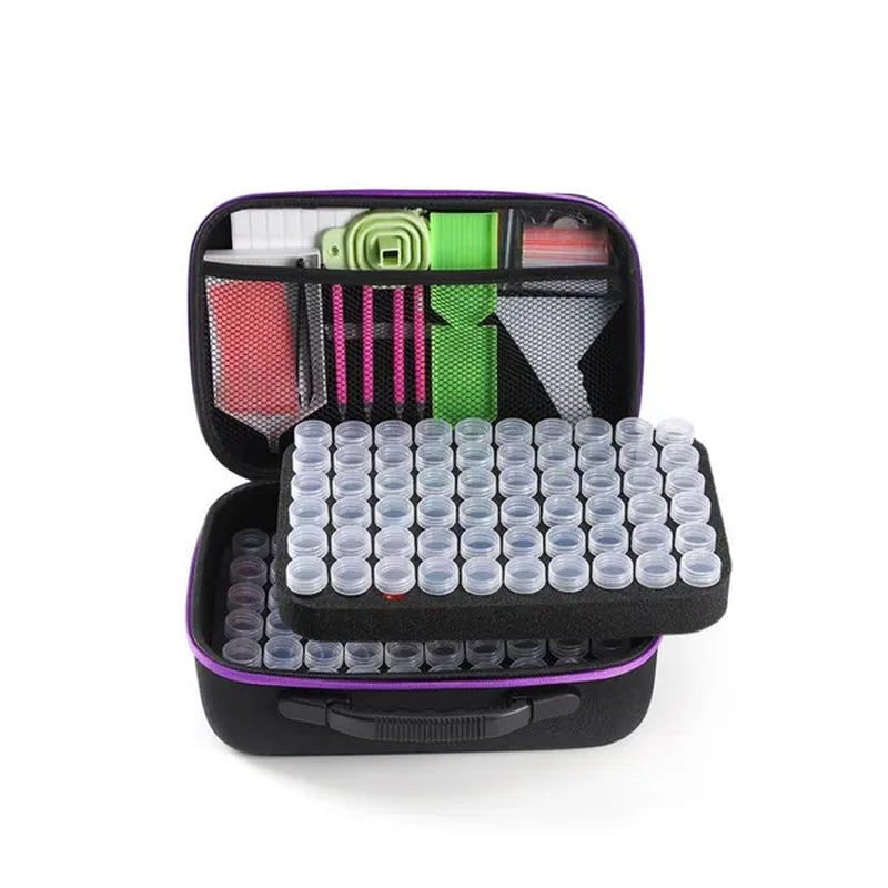 Diamond Painting Storage Box Container with Accessories Tools Kits for Beads Diamonds Rhinestones Storage