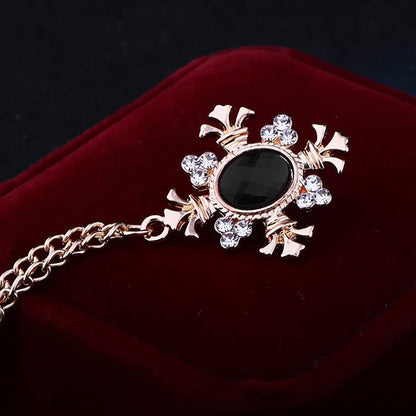 Cross Crystal Tassel Chain Brooch.Gold Silver Tassel Collar Pins Broochs Rhinestone Lapel Pin for Men Women Suit Accessories