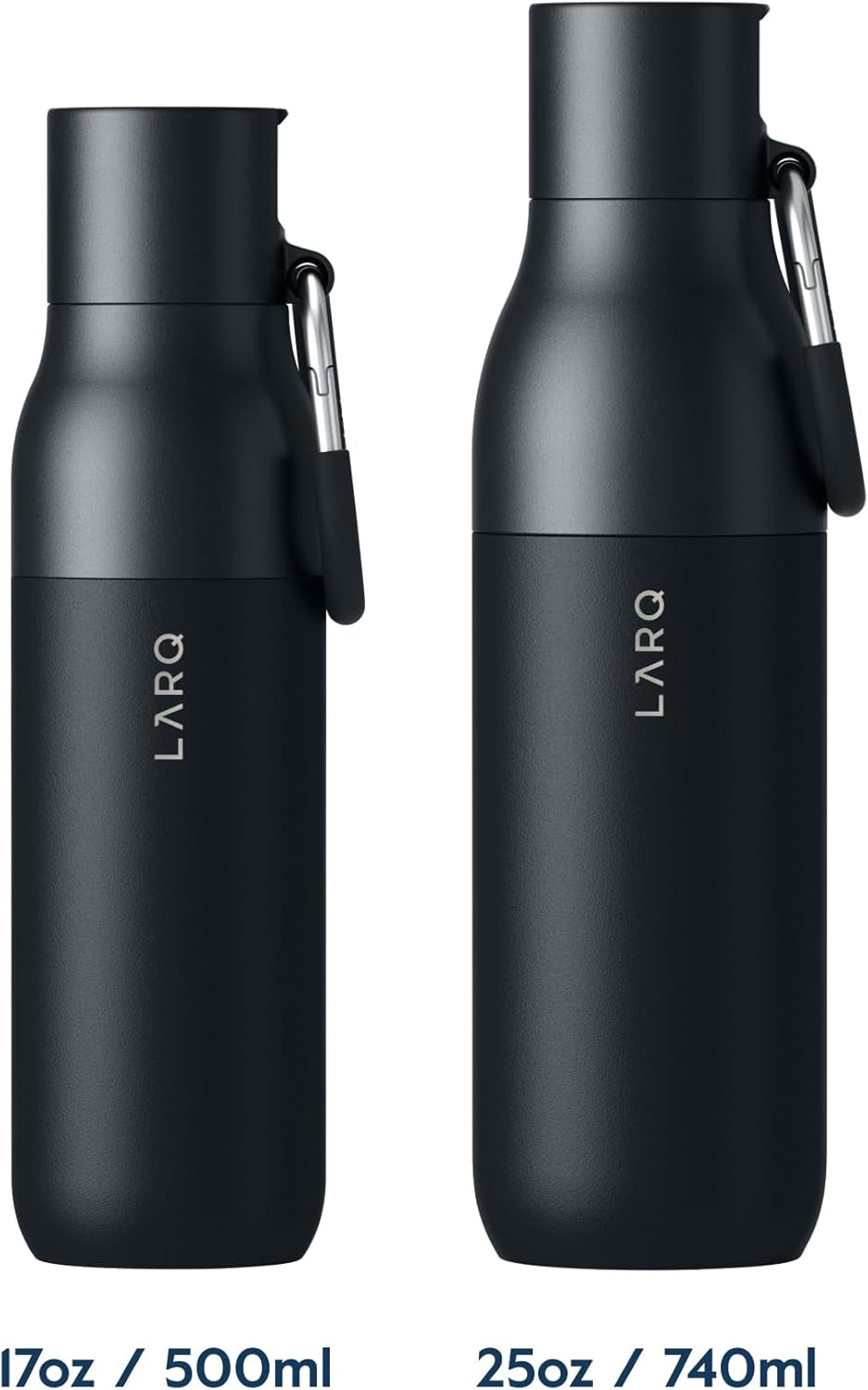 Bottle Flip Top 25 Oz - Insulated Reusable Stainless Steel Water Bottle with Straw | Thermos, BPA Free | for Sports, Gym, and Travel | Keep Drinks Cold for 24 Hours | Obsidian Black - WORLD TIME VISITS