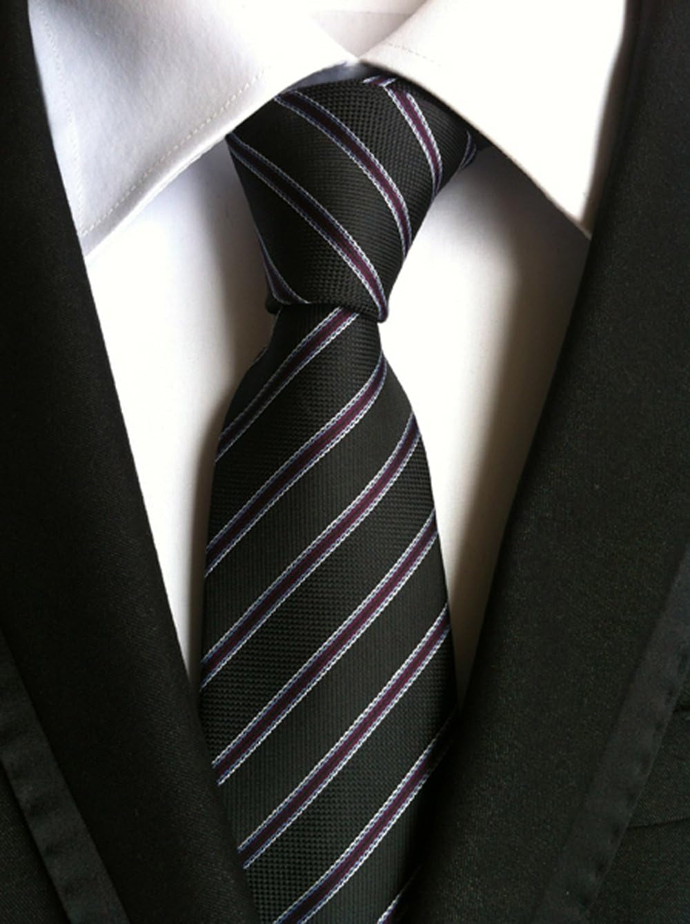 Lot 6 PCS Classic Men'S Silk Tie Necktie Woven JACQUARD Neck Ties