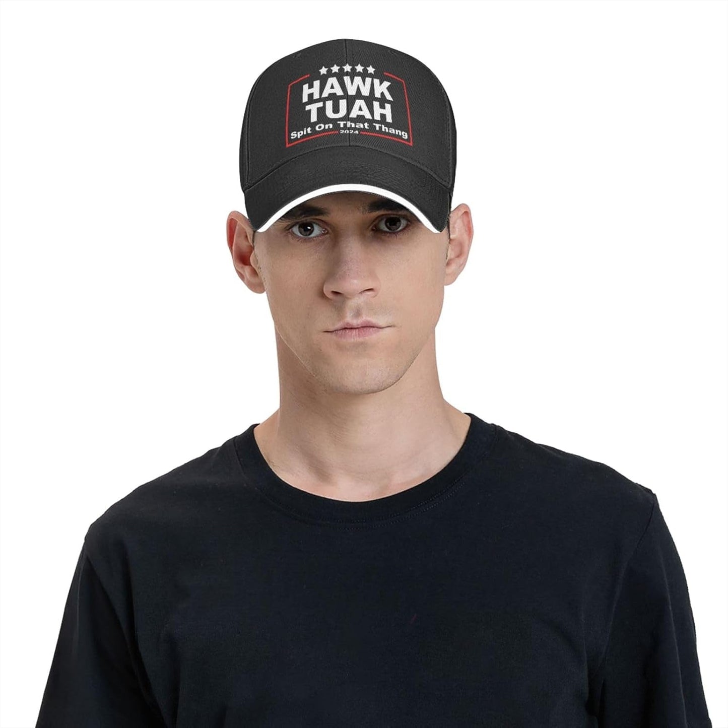 Hawk Tush Hat Hawk Tush Spit on That Thing Hat for Women Funny Baseball Hat Funny Gifts for Women, Black-2