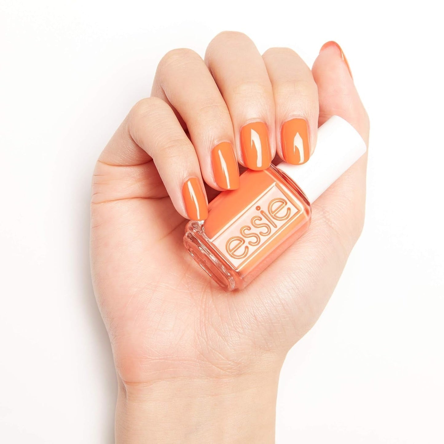 Nail Polish, Summer 2020 Sunny Business Collection, Vibrant Tangerine Nail Color with a Cream Finish, Any-Fin Goes, 0.46 Fl Ounce