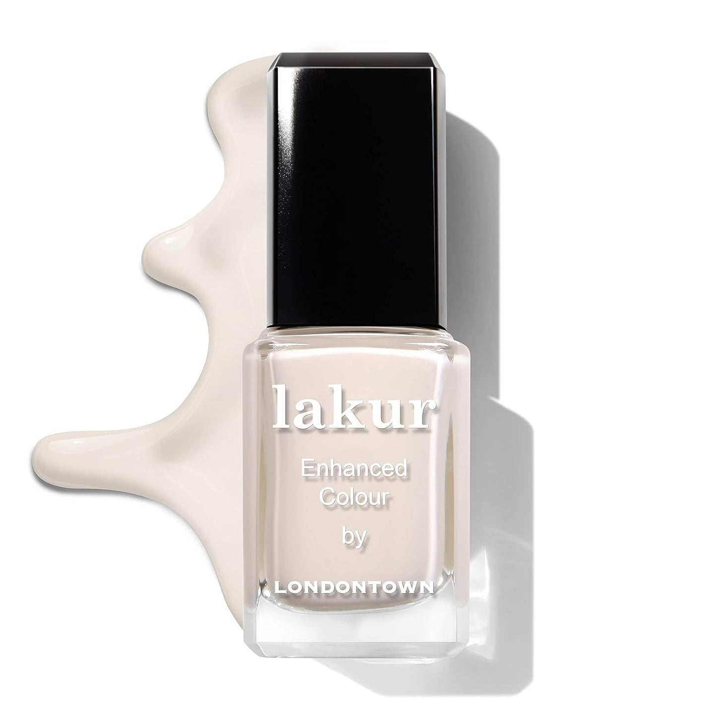 Neutral Shades Nail Polish, Lakur, Vegan Chip-Resistant Long-Lasting Nail Lacquer, 0.4 Fl Oz