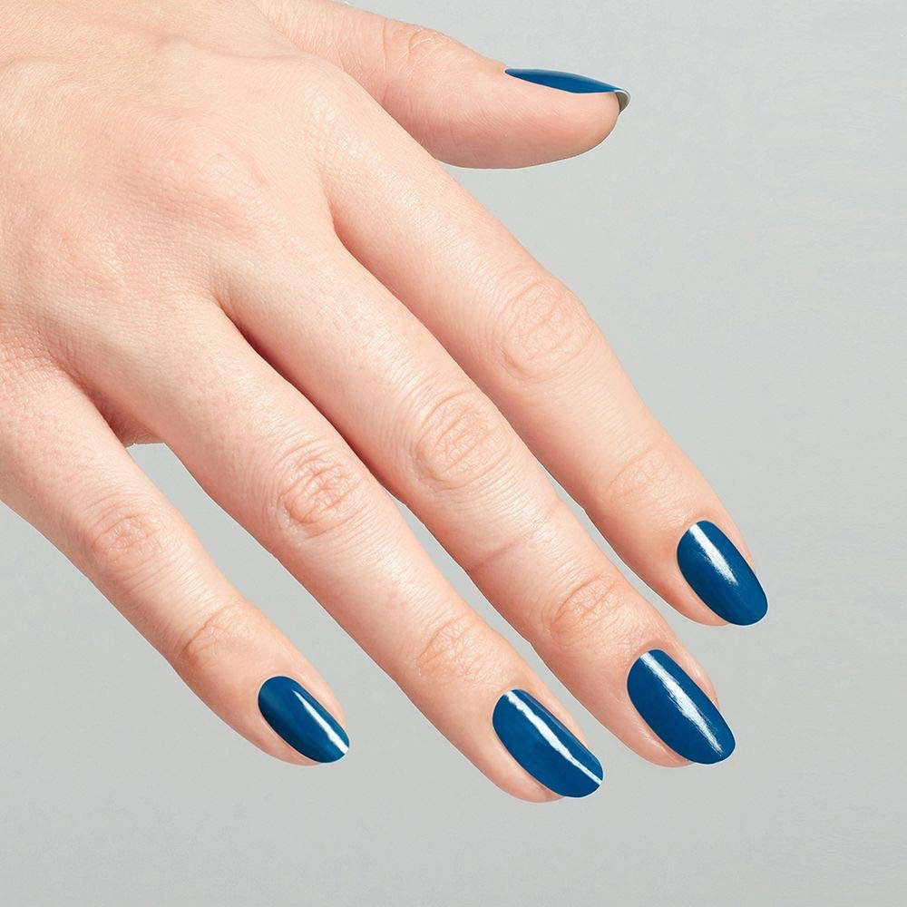 OPI Nail Lacquer, Duomo Days, Isola Nights, Blue Nail Polish, Milan Collection, 0.5 Fl Oz