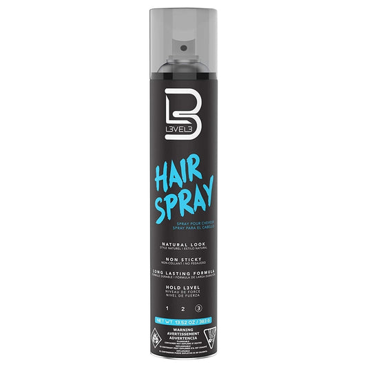 Level 3 Hair Spray - Long Lasting and Strong Hold Hair Spray - Great for Men and Women - Level Three - Suitable for All Hair Types - WORLD TIME VISITS