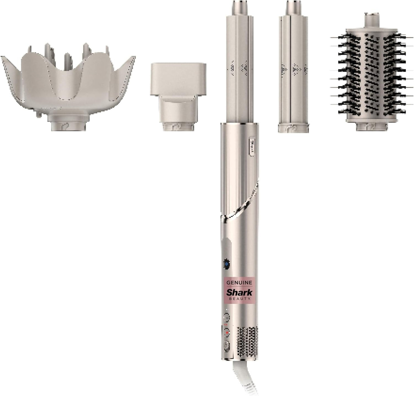 HD435 Flexstyle Air Styling & Drying System, Powerful Hair Blow Dryer & Multi-Styler with Auto-Wrap Curlers, Curl-Defining Diffuser, Oval Brush, & Concentrator Attachment, Stone