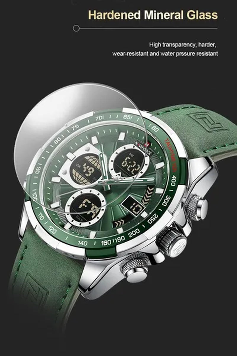 Fashion Military Watches for Men Luxury Original Sports Chronograph Watch Waterproof Quartz Clock Digital WristWatch