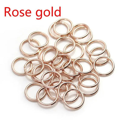 3 4 5 6 7 8 10 12 14 16 20mm metal ring silver/gold/bronze split ring connector, split ring for DIY jewelry making