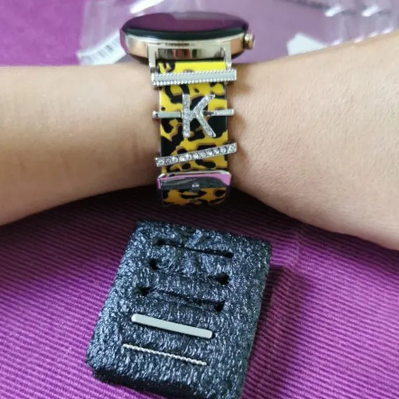 For Apple Watch Band Metal Charms Decorative Ring Diamond Ornament Smart Watch Strap for Iwatch Bracelet Watch Band Ornament
