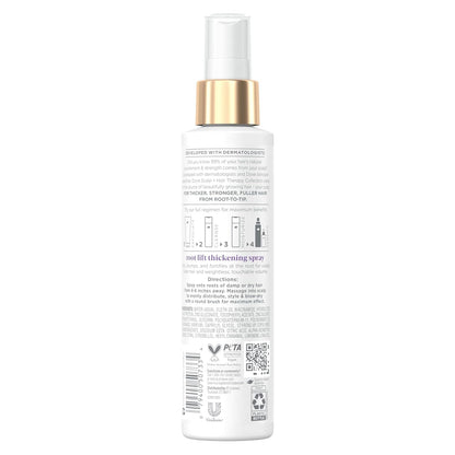 Density Boost Root Lift Thickening Spray for Fuller Hair and Scalp Therapy, with Vitamin B3, Zinc and 0% Sulfates, 5 Oz - WORLD TIME VISITS