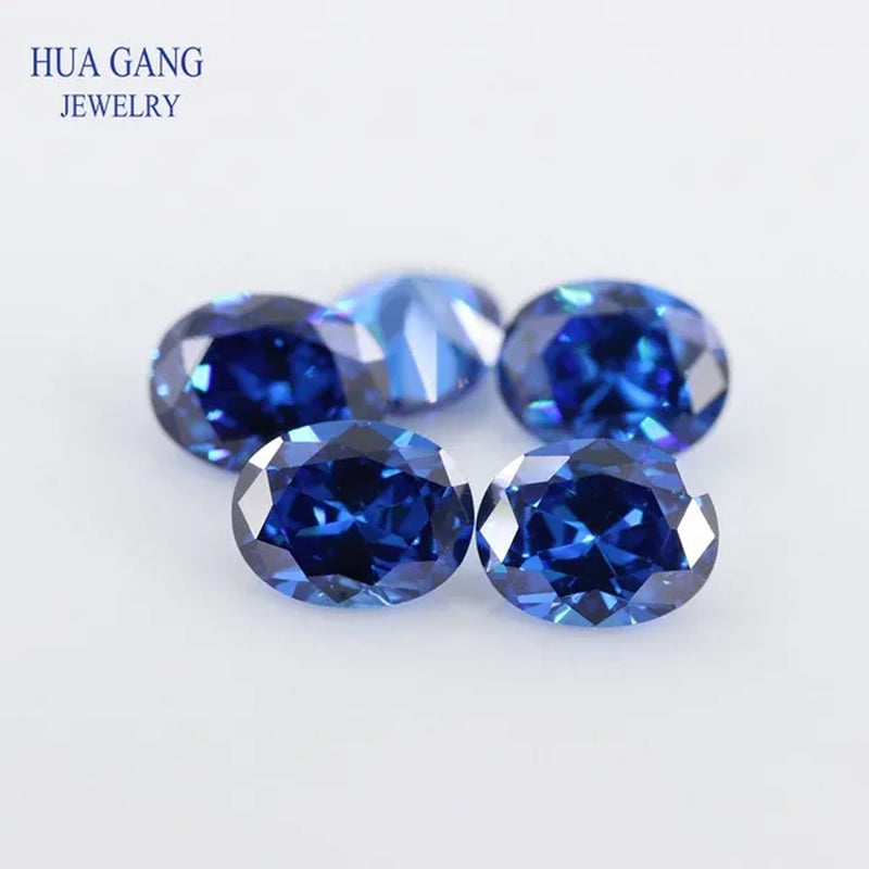 AAAAA VVS1 LOOSE GEMSTONE EXQUISITE 9.03CT ROYAL BLUE SAPPHIRE 10X14Mm OVAL CUT