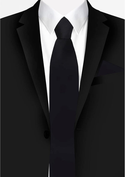 Men'S Extra Long Solid Color Tie