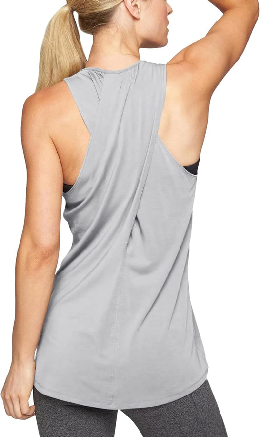 Workout Tops for Women Yoga Athletic Shirts Tank Tops Gym Summer Workout Clothes - WORLD TIME VISITS