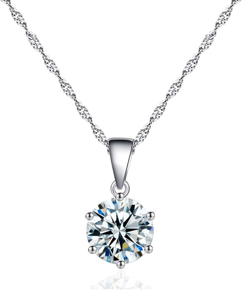 Clearance Deals Fahion Women Charm Bridal Engagement Crystal Rhinestone Snowflake Pendant Necklace Jewelry Gift by (A)