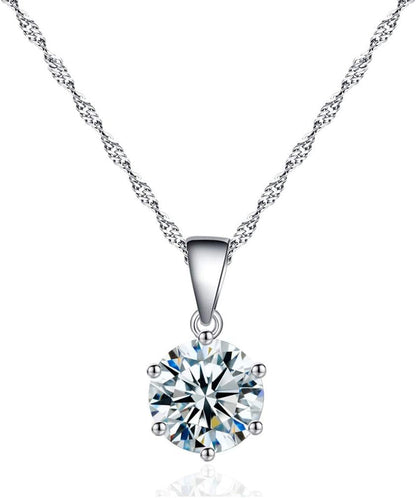 Clearance Deals Fahion Women Charm Bridal Engagement Crystal Rhinestone Snowflake Pendant Necklace Jewelry Gift by (A)
