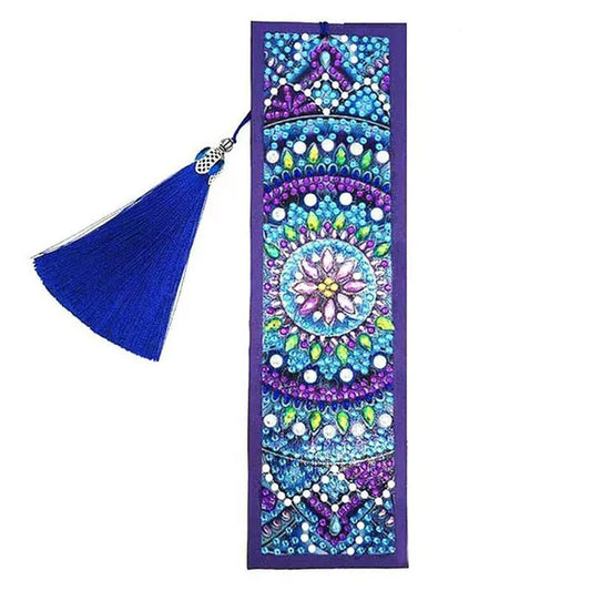 5D Diamond Bookmark Kits DIY Special Shaped Painting Bookmark with Tassel Craft Supplies - WORLD TIME VISITS