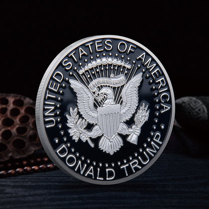 Trump Commemorative Coin Commemorative Coin Exquisite Workmanship Iron Trump Coin Keepsake Coin for Home Decorations Trump Memorabilia Coin Master Coins