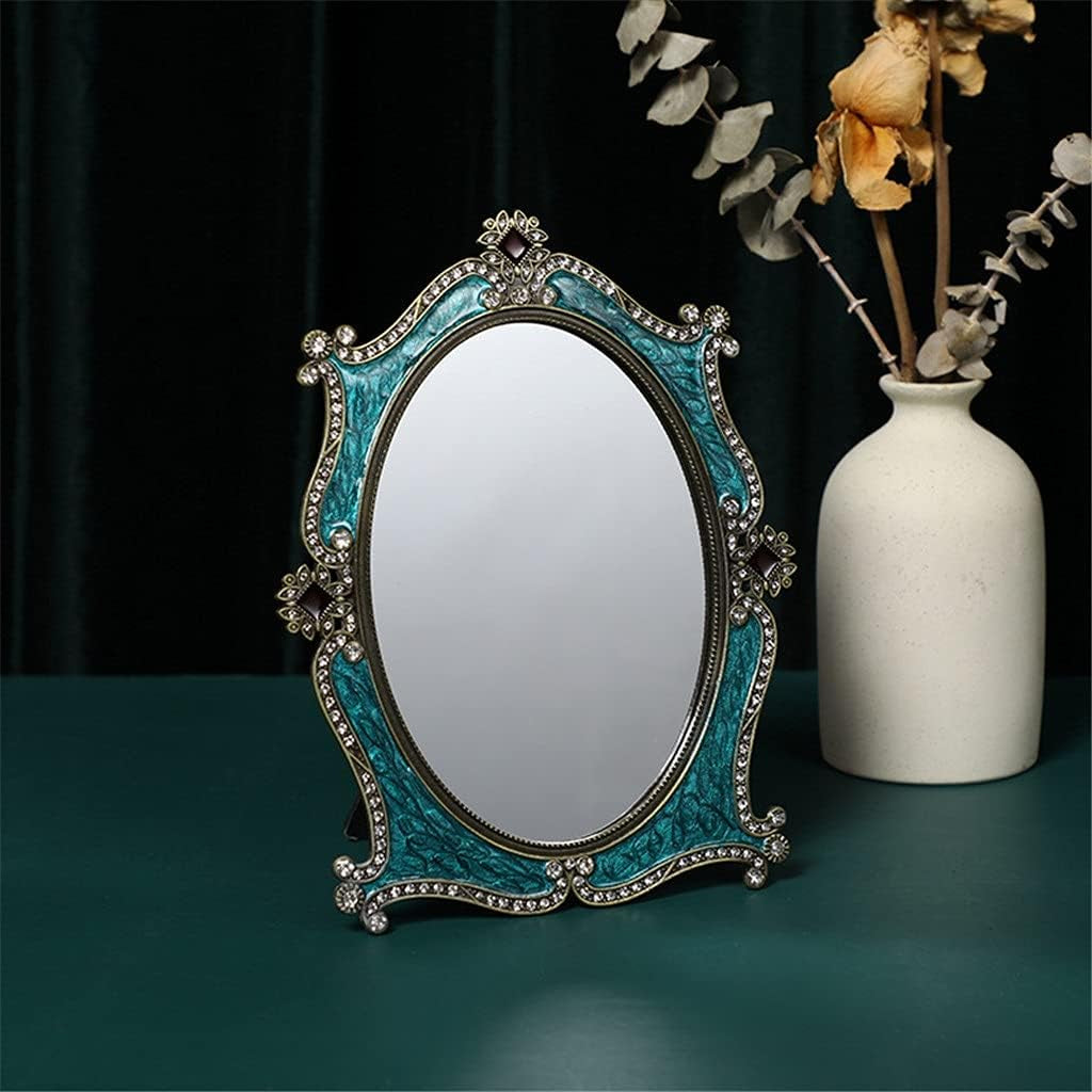 Wedding Gift Mirror Bride Retro European Style Makeup Mirror Desktop Russian Princess Dressing Mirror Exotic Style - WORLD TIME VISITS