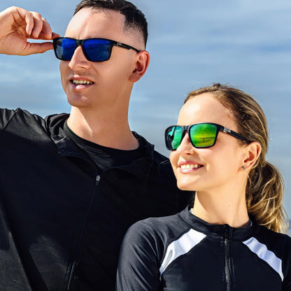 Fishing Polarized Sunglasses for Men Driving Running Golf Sports Glasses Square UV Protection Designer Style Unisex