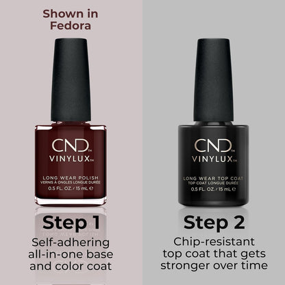 CND Vinylux Longwear Gray Nail Polish, Gel-Like Shine & Chip Resistant Color, 0.5 Fl Oz