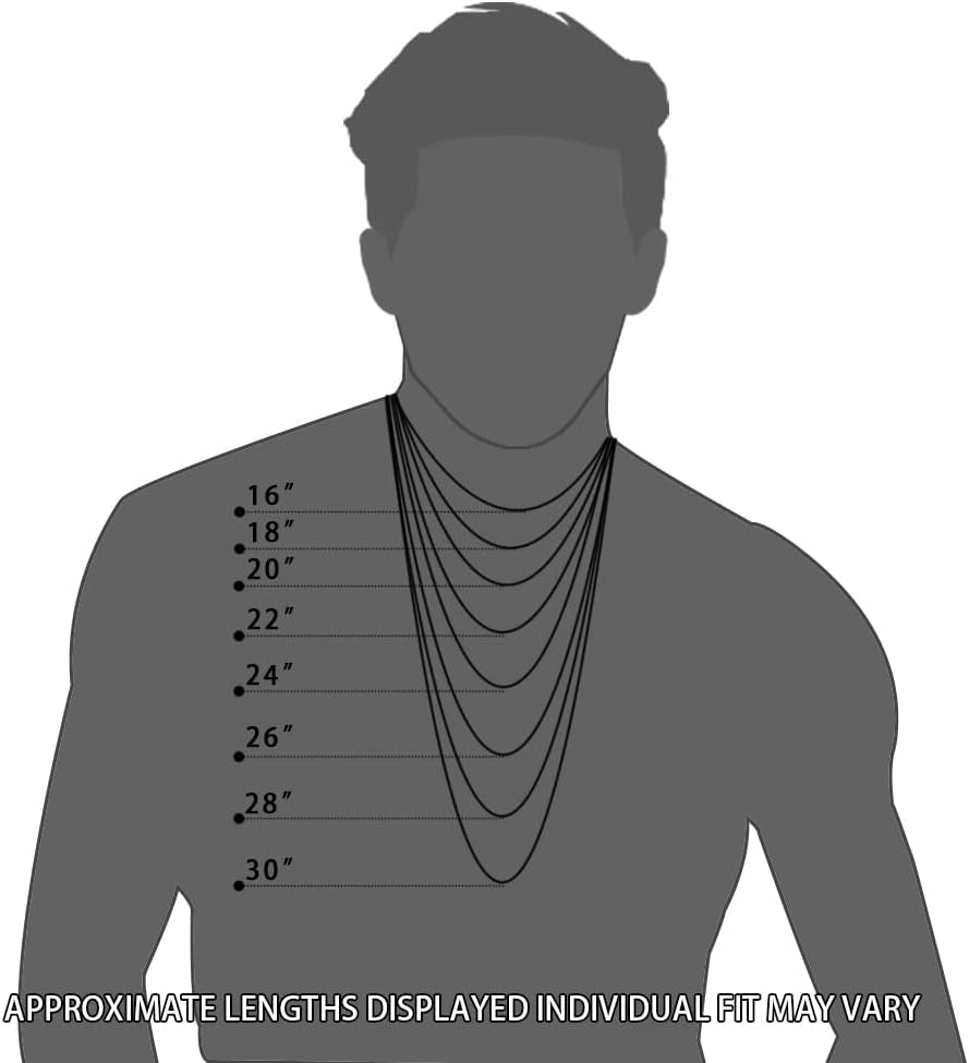 Black Gold Silver Cross Necklace for Boys Stainless Steel Mens Cross Pendant Chain Necklace for Men Women Religious Jewelry Gifts for Boys Girls Chain 16-24 Inches