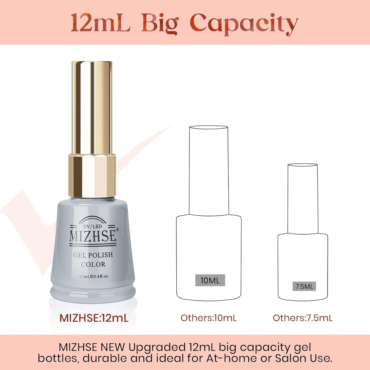 Nude Jelly Glitter Gel Nail Polish Sheer Translucent Shimmer Sparkle Natural Soak off UV LED Gel Polish for Nail Salon Art Home Manicure Single Bottle 12Ml 0.4 Floz
