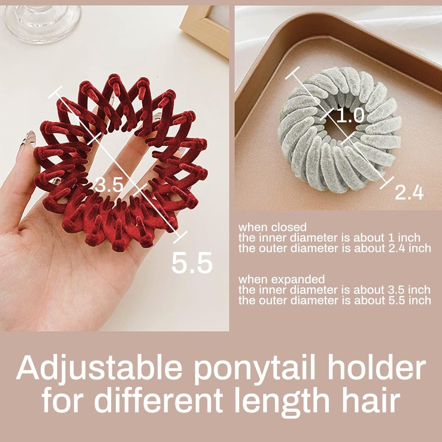 Bird Nest Magic Hair Clip, Hair Accessories for Women,Hair Ties Bun Maker Scrunchies for Thick Thin Hair,Hair Clips for Women,Ponytail Holders