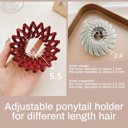 Bird Nest Magic Hair Clip, Hair Accessories for Women,Hair Ties Bun Maker Scrunchies for Thick Thin Hair,Hair Clips for Women,Ponytail Holders