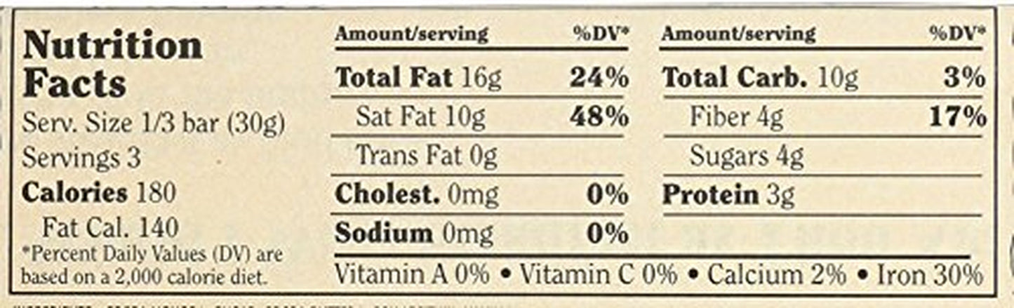 Extreme Dark Chocolate 88%, 3.2 Oz