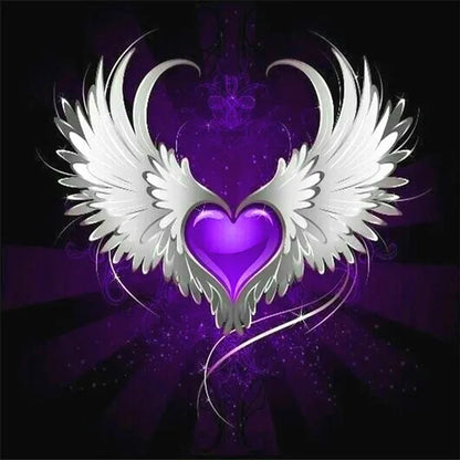 DIY 5D Diamond Painting Heart Full Drill with Number Kits Home Decor Wall Painting the Gift Arts and Crafts for Adults,Teenagers,The Old