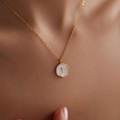 Cross Necklace for Women Dainty 14K Gold Plated Cross Necklace, Simple Cute Gold Cross Charm Necklaces for Women Easter Christian Baptism Religious Faith Jewelry Gifts