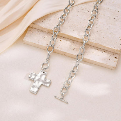 Trendy Vintage Cross Pendant Necklace for Men Women Cross Necklace Mens Jewelry