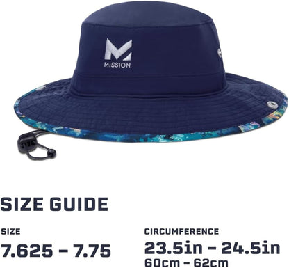 Cooling Bucket Hat - Unisex Wide-Brim Hat for Men & Women - Lightweight, Foldable & Durable - Cools up to 2 Hours