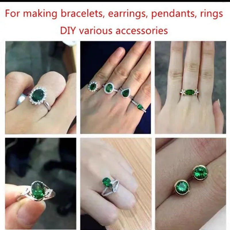 Emerald Natural AAAA 9.0Mm Colombia Emerald Corundum Spinel Square Shapes 5.70 Carats Jewelry Diy Green Gem AAAAA - WORLD TIME VISITS