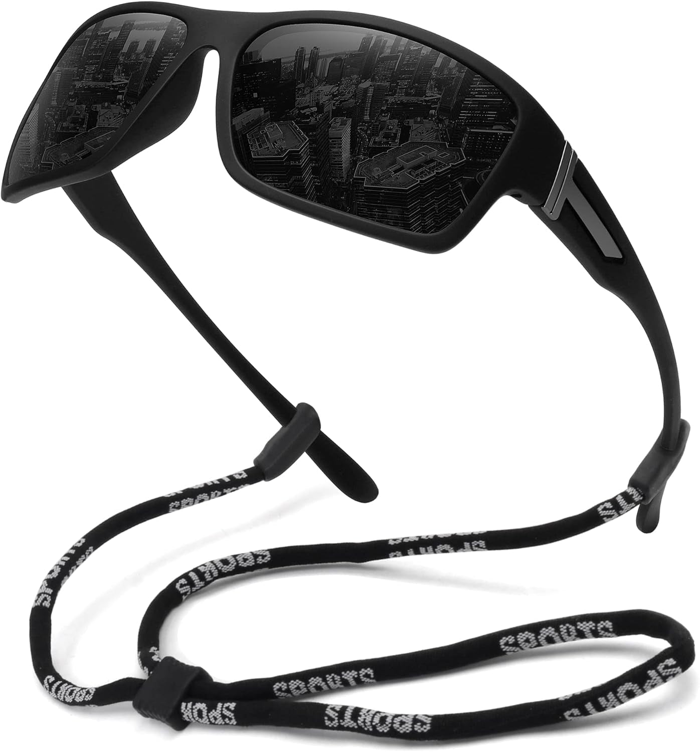 Polarized Sports Sunglasses for Men Women Unbreakable Frame Cycling Fishing Driving - WORLD TIME VISITS
