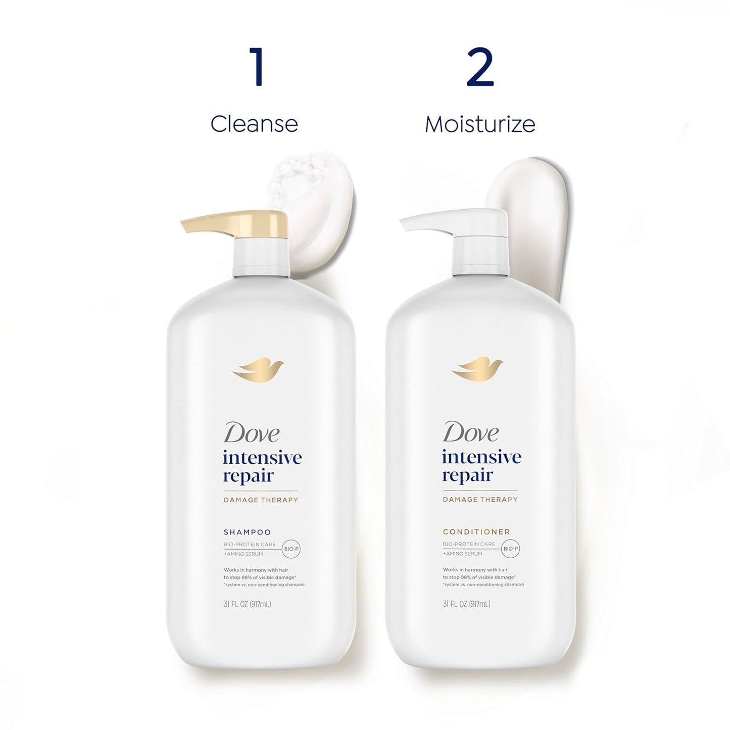 Conditioner Intensive Repair Pack of 4 for Damaged Hair Conditioner with Bio-Restore Complex 31 Oz