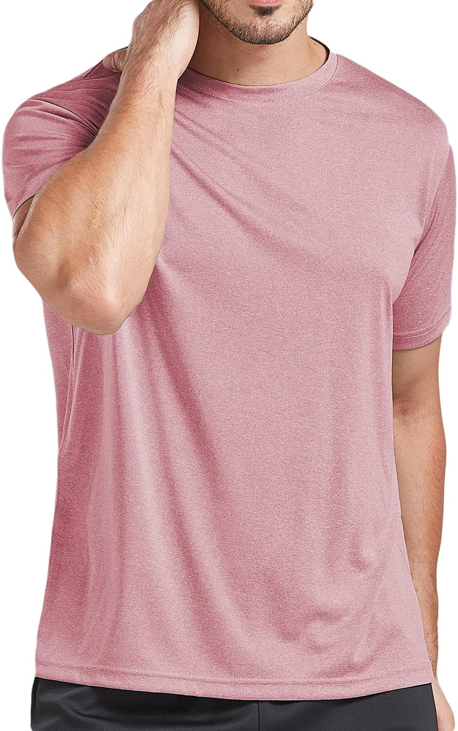 5 Pack Men'S Dry Fit T Shirts Athletic Running Gym Workout Short Sleeve Tee Shirts for Men - WORLD TIME VISITS