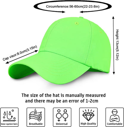 Men Quick Dry Sport Baseball Cap, Men'S Athletic Fitted Cap, Adjustable anti UV Outdoor Sun Hat