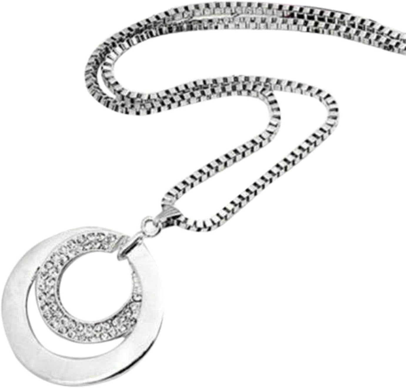 Necklaces for Women Infinity Love Heart Letter Pendant Charm Engagement Crystal Rhinestone Necklace Jewelry Gifts for Wife, Birthday or Chrismas Holiday Gift for Her, Mom, Girlfriends